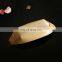 disposable birch pine sushi serving boat shape plate wooden japanese type sushi boat