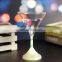 New Arrival Design LED Light Up Flashing Plastic Martini Cocktail Glasses