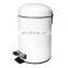 3L powder coating pedal trash bin waste stainless steel dustbin household trash can