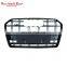 For Audi A6 A6L front grille center honeycomb mesh grill black high quality bumper grill 2016-2018