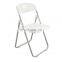 Cheap portable meeting room plastic office chair backrest foldable study school writing desk training folding chair