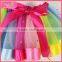 Rainbow girl tulle bubble skirt, petti skirt, party skirt for young girl