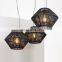 Southeast Asia style Indoor use Hanging Bamboo Rattan decor lamps paper rope rattan bamboo pendent lamp