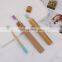 CE OEM Natural Wood Bamboo Carbon Biodegradable Toothbrush
