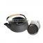 Hotel 300ml induction japan modern luxury white green blue tea pot with cup