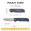 New D2 Material Camping Blade Folding knife high quality outdoor gift lightweight carbon fiber handle pocket knife