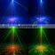 RGB Mini DJ Disco Laser Light Projector USB Rechargeable LED UV Sound Strobe Stage Effect Wedding Xmas Holiday Party Lamp