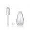 50ml conical powder base liquid bottle spot dropper essence glass bottle 50ml full cover press pump bulb bottle