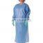 isolation gown PP SMS non woven with knitted cuff