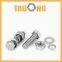 Industrial Bolt DIN933 - 45 Material, Class 10, Oil Treated Surface
