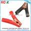 100A 90mm Red & Black Crocodile Alligator Car Vehicle Battery Test Clip Clamp