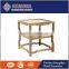 antique wooden coffee table with gold leaf used in hotel/ restaurant/rest room JD-CJ-012