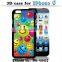 Multi pattern changeable 3d sublimation tpu cell phone case for iphone 6 6s