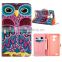 Best selling customized UV pattern printing pu wallet case for HUAWEI Mate7