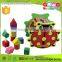 China Handmade Top Quality And Cheap Shape Sorter, Colorful Solid Wood Shape Toy                        
                                                Quality Choice