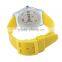 SL2035 Crystal Fruit Lemon Jelly Silicone Watches For Women Children Clock Plastic Girls Ladies Dress Wrist Watch Erkek Kol Saat