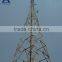 High Strength self supporting galvanized steel tower