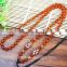 Fashion jewelry natural agate emerald round beads necklace Wholesale Price