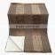 luxury coffee 100% polyester embossed flannel blanket