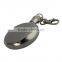 1oz Mini Type and Metal Body Material stainless steel hip flask with keychian and laser logo