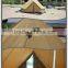 Outdoor Luxury Cotton Canvas Family Camping Bell Tents with Stove Hole