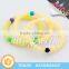 New Hot Selling Colorful Bead Bracelet Silicone Wristband With Safe Silicone Material