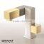 Deck Mount Spring Contemporary golden plated bathroom tap F24287G