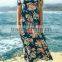 Girl flower one piece maxi dress