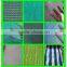 Dark green safety netting for construction machine