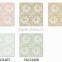 popular foaming non woven wallpaper, chartreuse green aged bold floral wall paper for wedding house , home accent wall decor