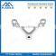 Stainless steel spider ptach fittings for glass wall