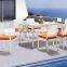 latest furniture glass dining table 6 chairs set