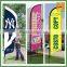 Tongjie Hot sale Outdoor Promotion Feather flag or Beach flag and Flagpole For Sale