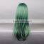 2016 Famous Kagerou Project Kido Tsubomi Halloween 68cm Long Dark Green Cute Girl Cosplay Wig