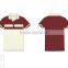 custom professional club ribbing soccer polo shirt