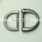 Hight quality pearl gunmetal plating metal d ring bag accessories 25mm internal wide                        
                                                Quality Choice