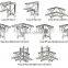 Competitive on sale aluminum lighting truss party tent custom trade show booth