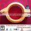 Schwing Concrete pump parts DN125/5.5" Fixable 4holes Bolt concrete pipe lifting clamp