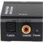 Analog to Digital Audio R/L to Toslink Coaxial Converter