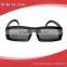 2016 fashion aviator eyewear plastic mens 3d TV glasses