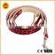 leopard PU dog leash for wholesale