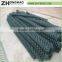 High Quality PVC coated high quality vinly chain link fence/triangle bent fence