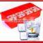 8 Cavity Whiskey King Square Silicone Ice Cube Tray With Lid