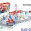 Hot new high speed electric plastic rail car toy slot car set toy