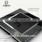 2015 Best Products Wallpad Black Waterproof Acrylic Glass 110~250V EU UK RJ11 Televison Telephone TV TEL Wall Socket Jack
