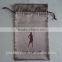 Latest Wholesale Drawstring Satin Shoe Bag with logo