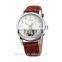 Newest Fashion Genuine Leather Skone Automatic Watch