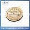 souvenir embossed cattle gold 3D metal zinc alloy medallion
