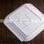 Porcelain white square salad dish plate for home and restaurant