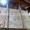 High light transmittance white onyx; white onyx with rusty veins